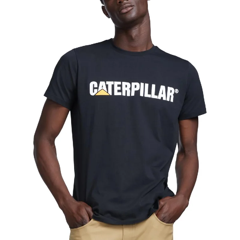 Caterpillar Mens Logo Casual T-Shirt Athletic Men's Compression