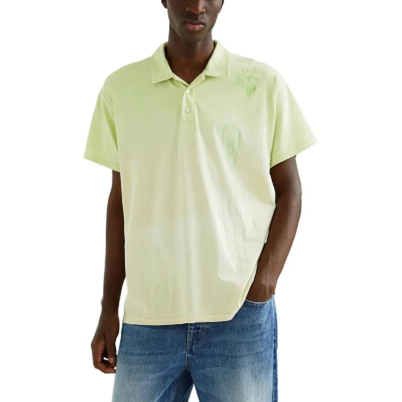 Desigual Mens Collar Short Sleeve Polo Trendy Men's Bucket