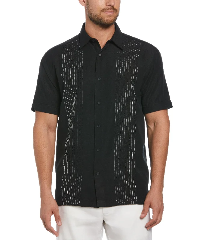 Big & Tall Ombre Embroidered Panel Shirt Bold Men's Animal