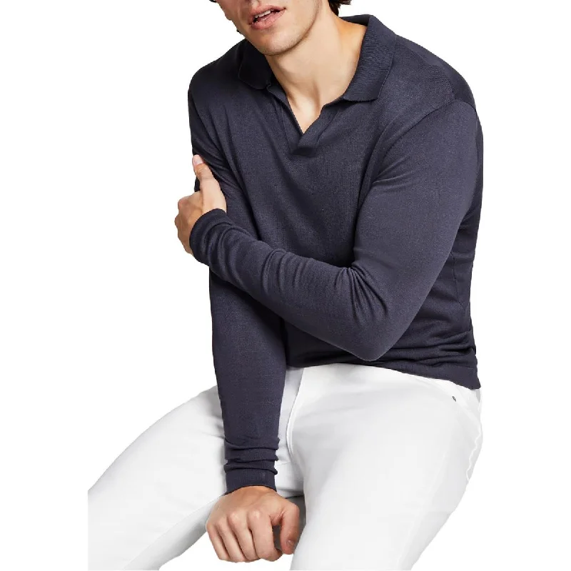 And Now This Mens Split Neck Long Sleeve Henley Shirt Practical Men's Quick