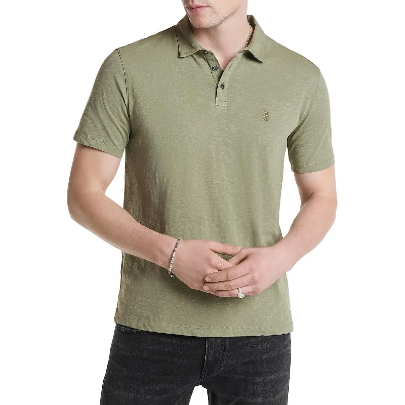 John Varvatos Mens Cotton Short Sleeve Thermal Shirt Artistic Men's Hand