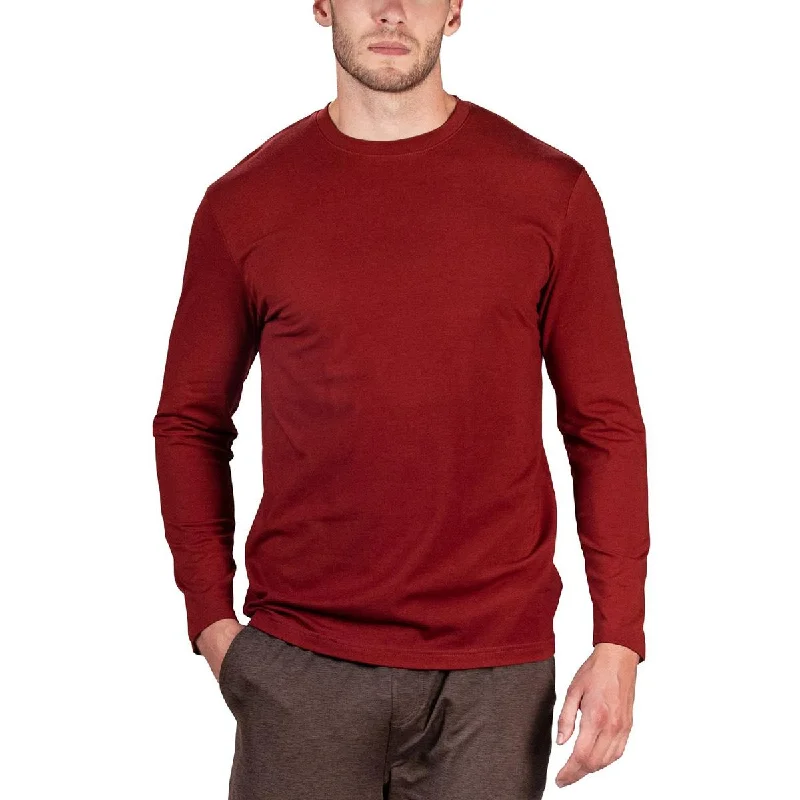 Natori Mens Buji Base Crewneck T-Shirt Classic Men's Pin