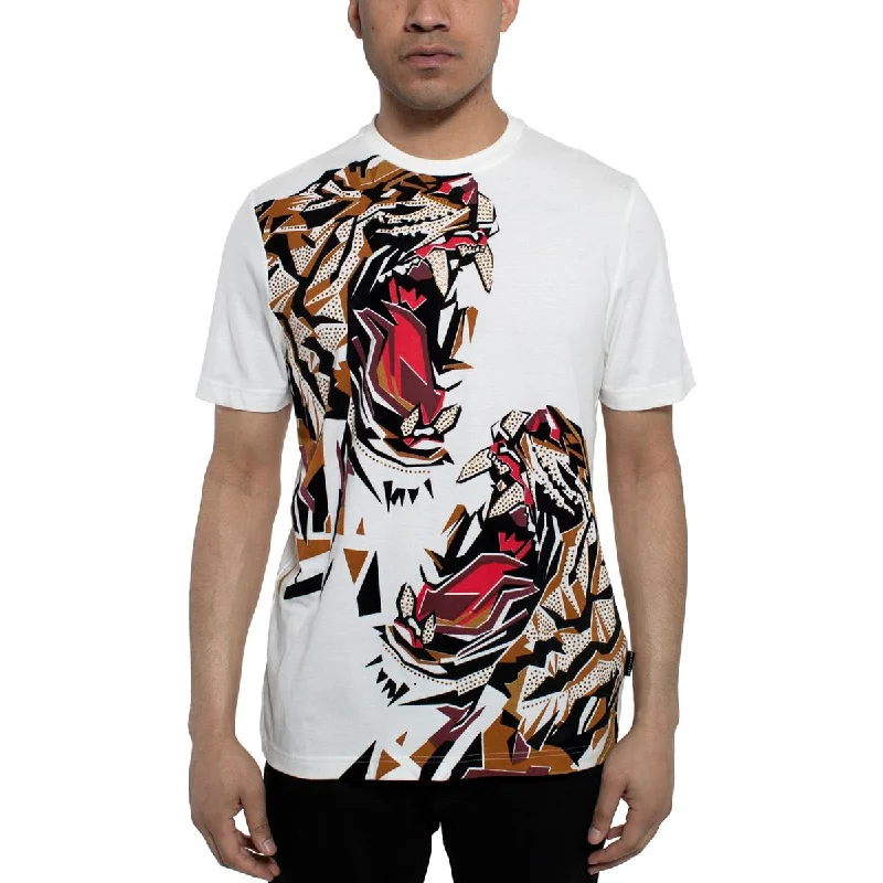 Sean John Mens Cotton Graphic T-Shirt Dynamic Men's Glow