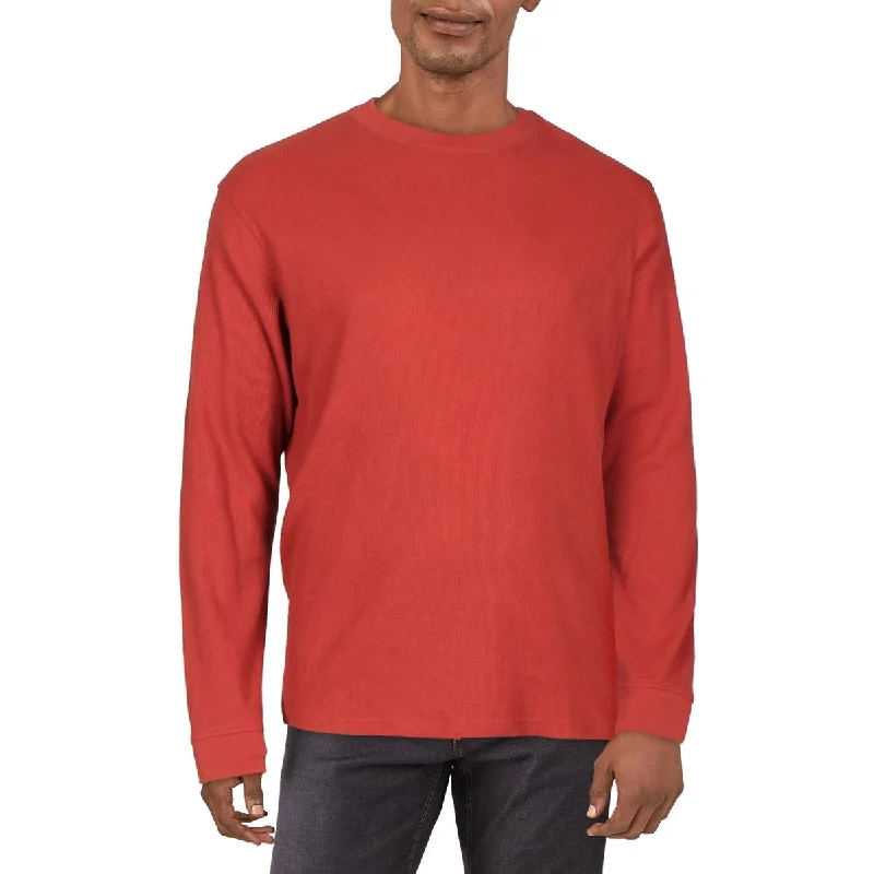 Levi's Mens Waffle Knit Crewneck Thermal Shirt Street