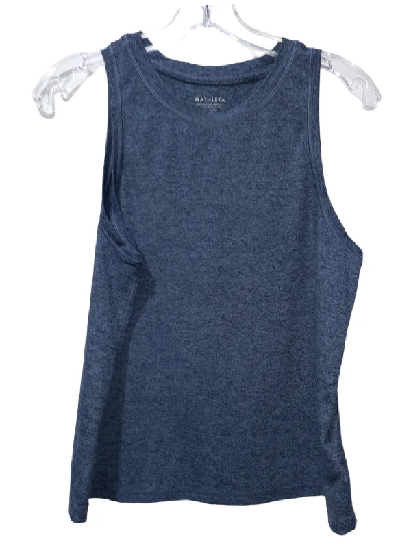 Blue Athletic Tank Top Athleta, Size S Laid