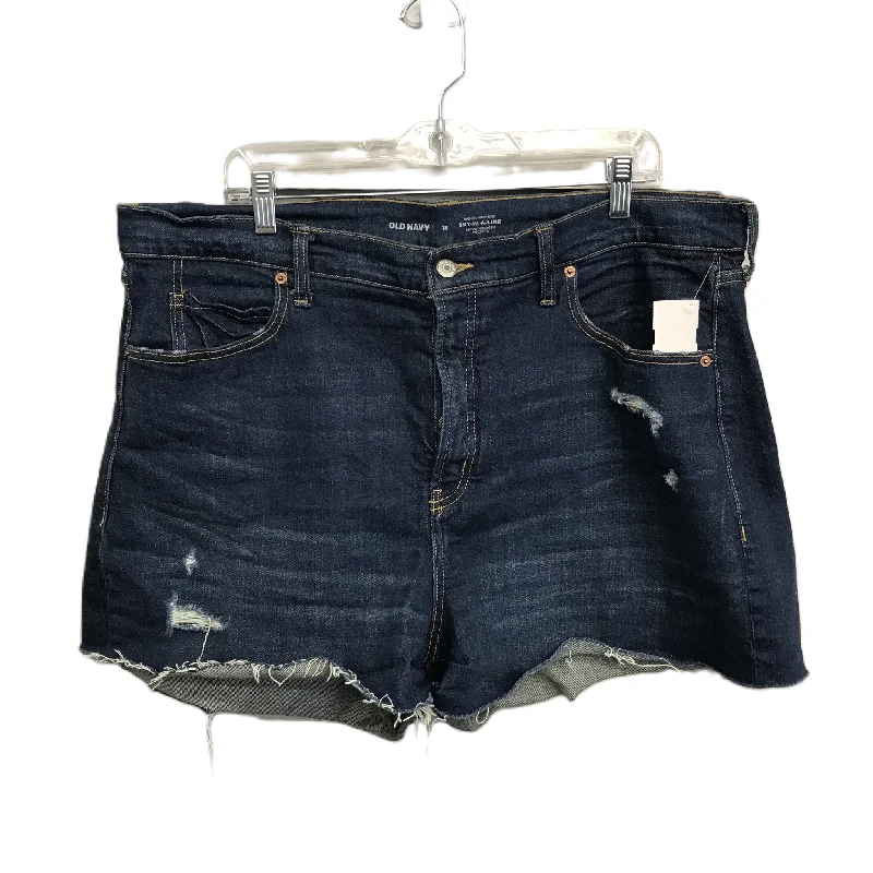 Blue Denim Shorts By Old Navy, Size: 18 Preppy Men's College