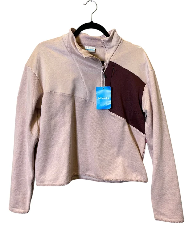 Athletic Jacket By Columbia In Pink, Size: L Cozy Men's Sherpa