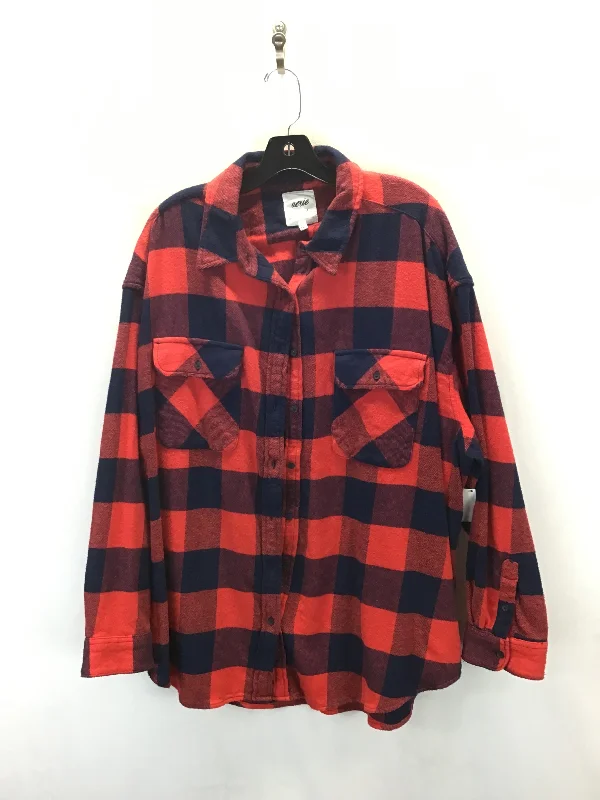 Top Long Sleeve By Aerie  Size: Xl Bold Men's Animal