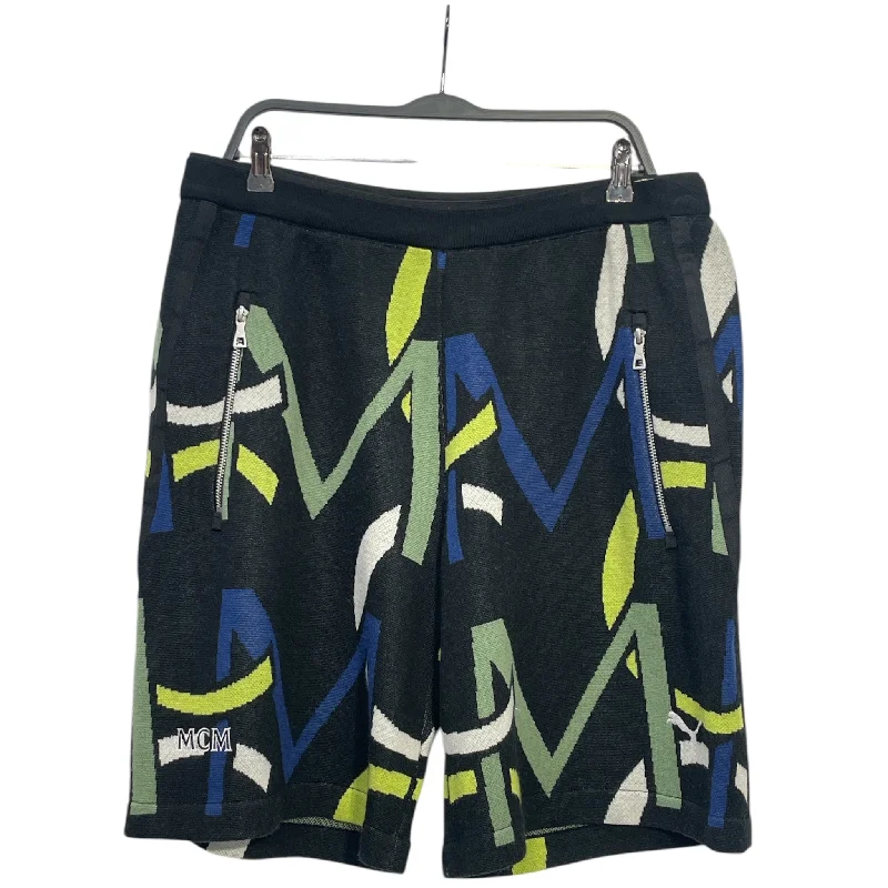 MCM/PUMA/Shorts/XL/Cotton/BLK/Button Fly/greemn and blue m Sporty Men's Tennis
