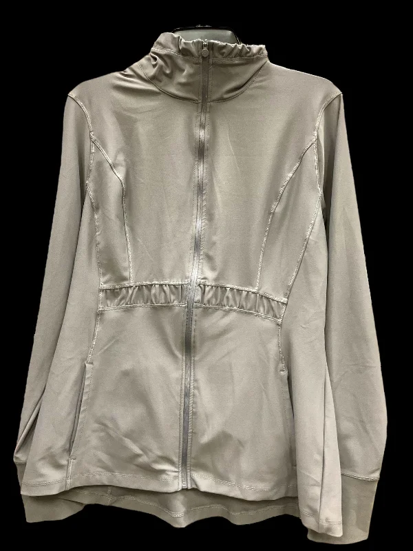 Athletic Jacket By Apana In Grey, Size: L Sophisticated Men's 