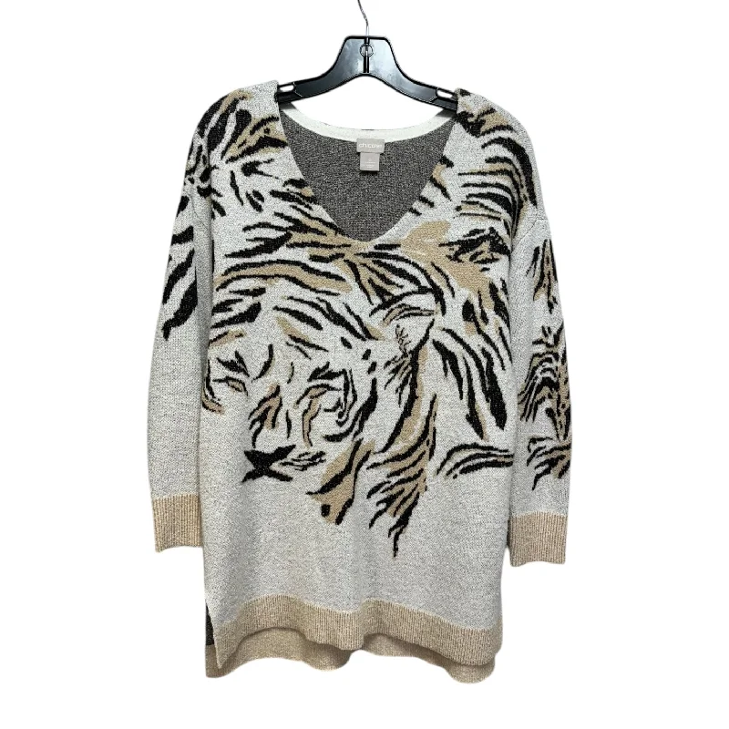 Sweater By Chicos In Multi-colored, Size: S Cool Men's Skate