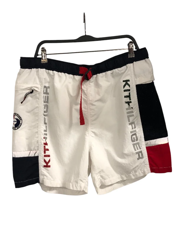 KITH/TOMMY HILFIGER/Shorts/XXL/Nylon/WHT/ Casual Men's Loose