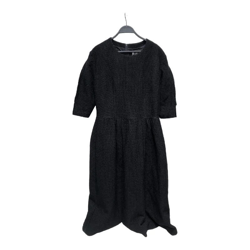 COMME des GARCONS/SS Dress/S/Cotton/BLK/ Preppy Men's College