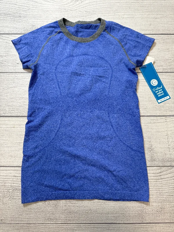 Athletic Top Short Sleeve By Lululemon In Purple, Size: 8 Tough Men's Military