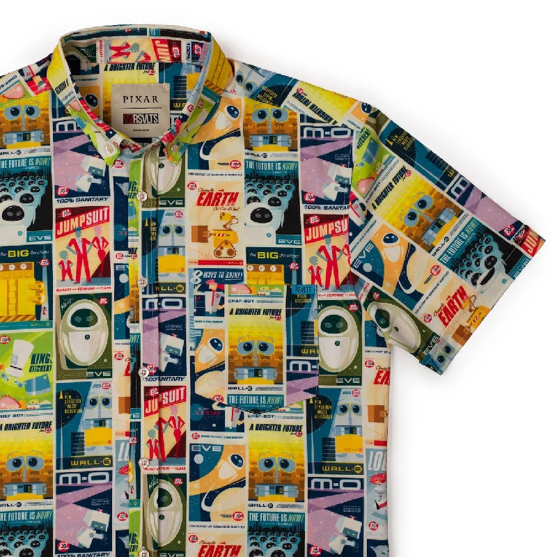 Disney and Pixar WALL-E “WALL of Fame” – KUNUFLEX Short Sleeve Shirt Dynamic Men's High