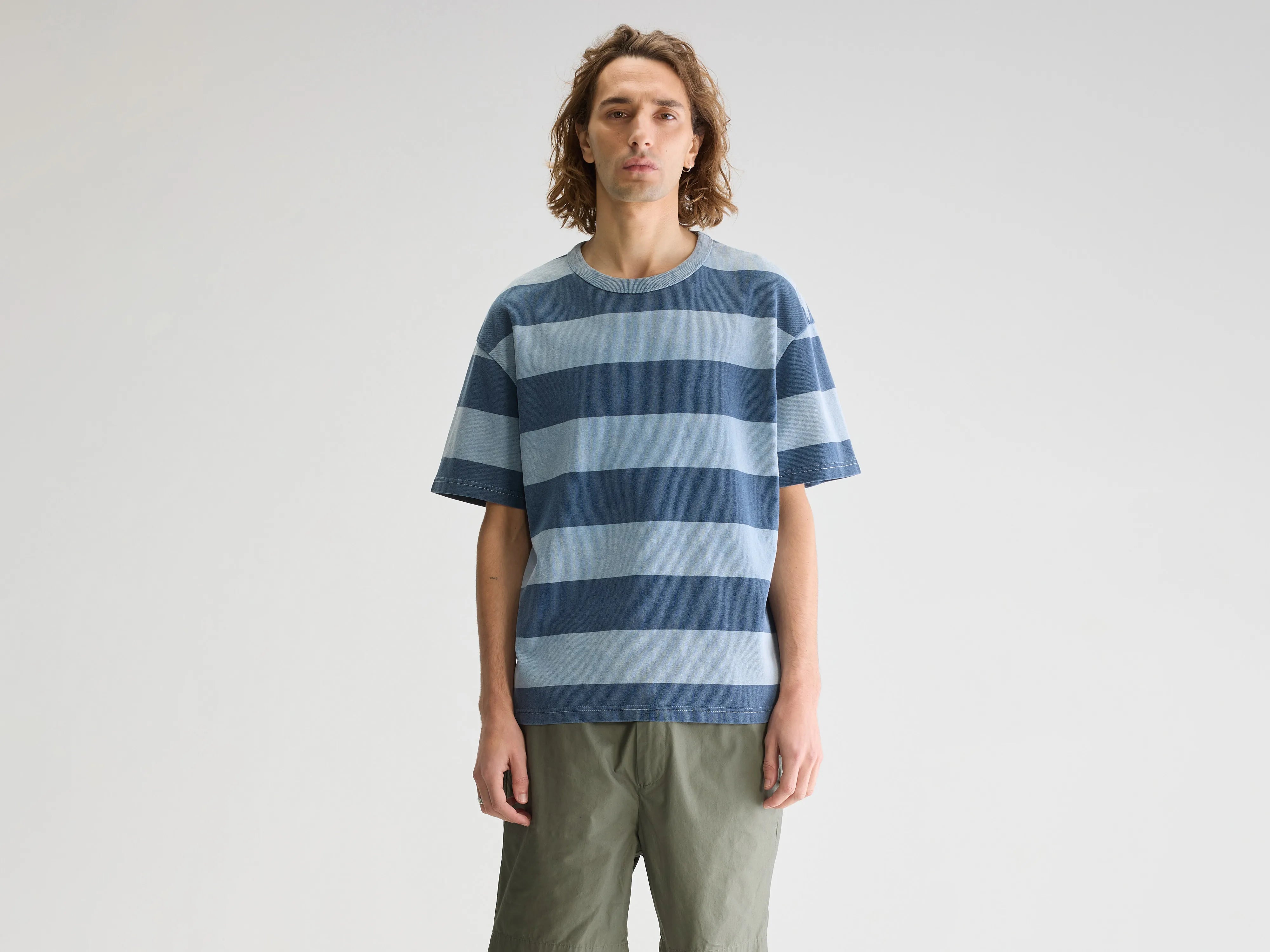 Vouch short-sleeve t-shirt (251 / M / STRIPE C) Elegant Men's Formal 