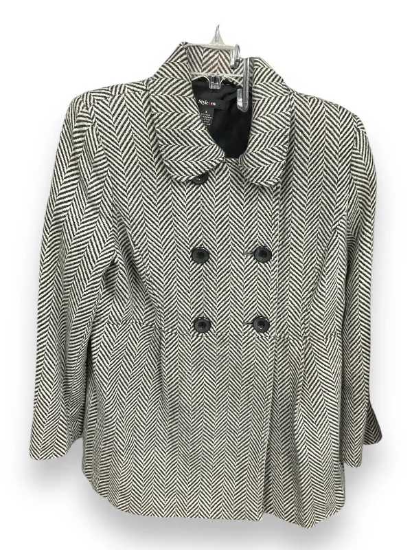 Coat Wool By Style And Company In Grey, Size: S Youthful Men's Anime