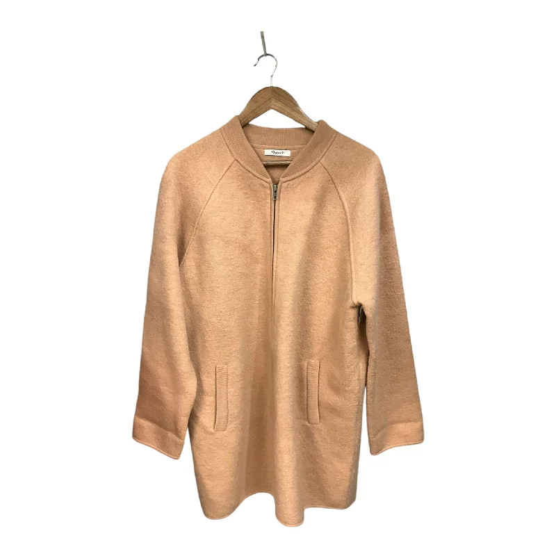 Coat Wool By Madewell In Pink, Size: Xl Cclassic Men's Tweed
