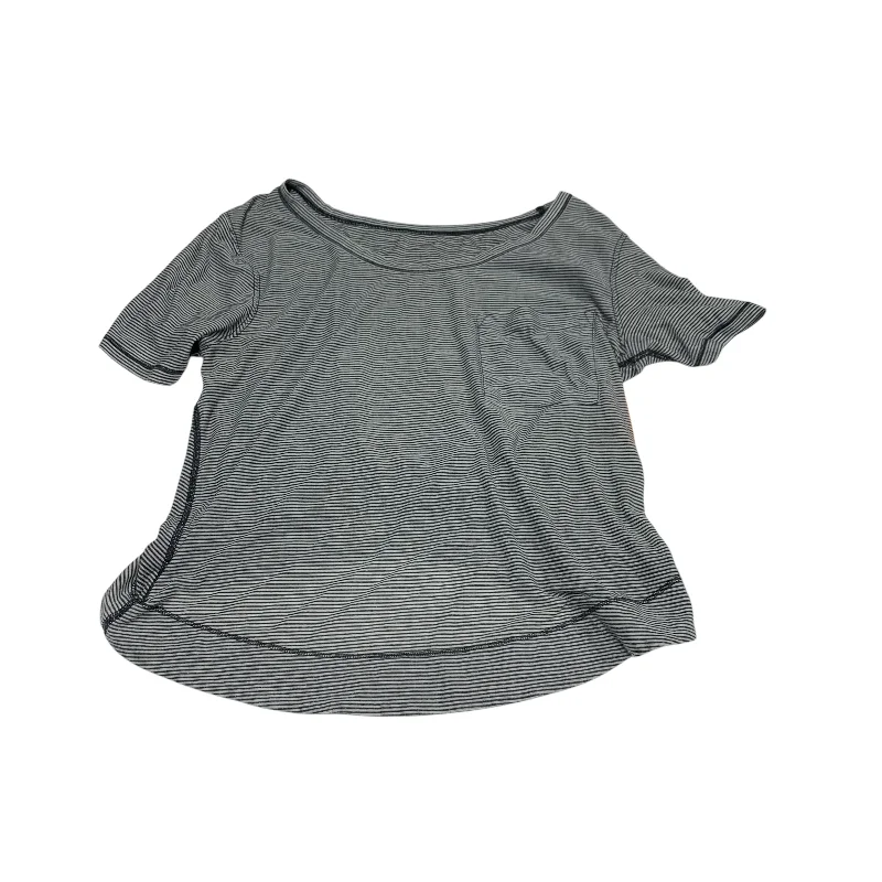 Athletic Top Short Sleeve By Lululemon In Striped Pattern, Size: S Stylish Men's Tropical 
