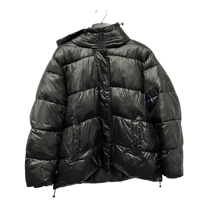Jacket Puffer & Quilted By Vince Camuto In Black, Size:1X Dynamic Men's Moto