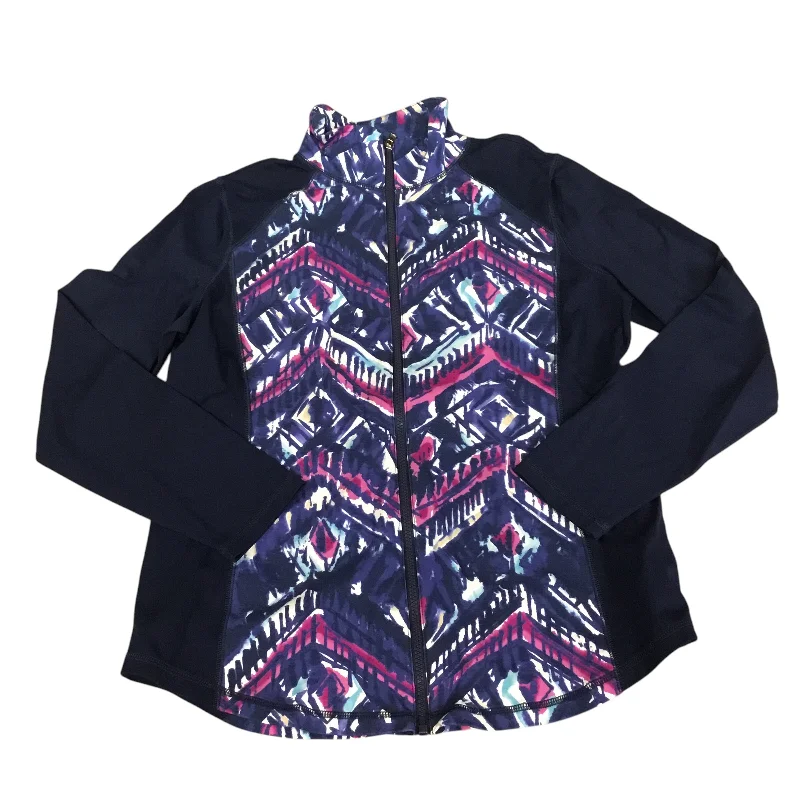 Athletic Jacket By Chaps In Blue, Size: L Dynamic Men's Glow