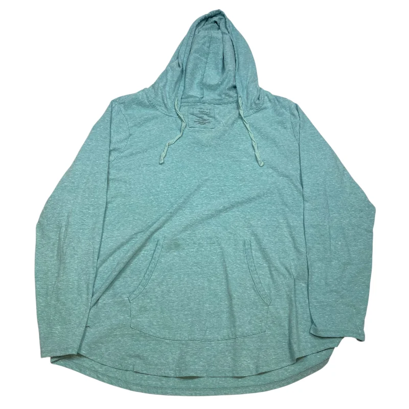 Top Long Sleeve By Sonoma In Green, Size: Xxl Laid