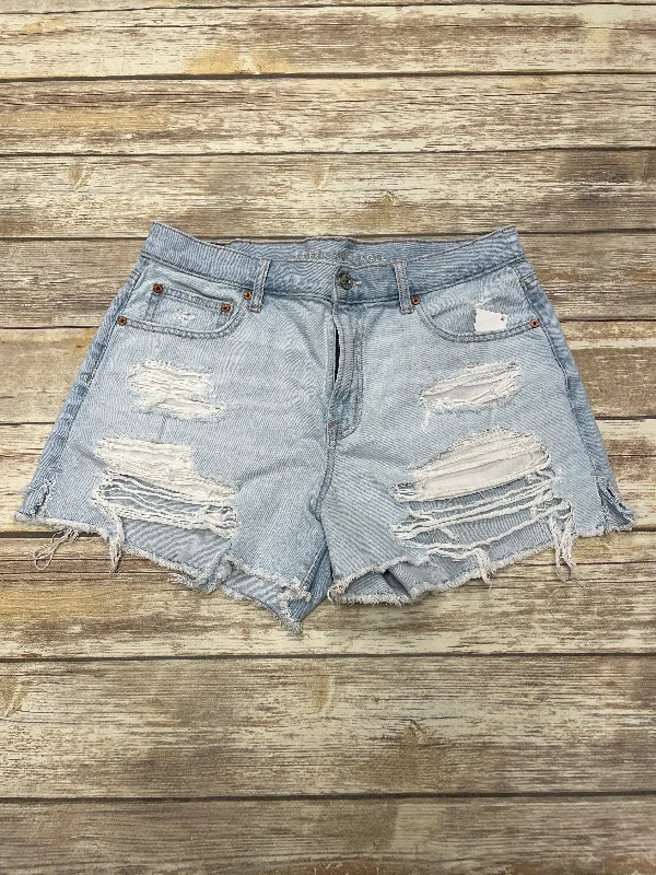 Shorts By American Eagle In Blue Denim, Size: 12 Casual Men's Loose