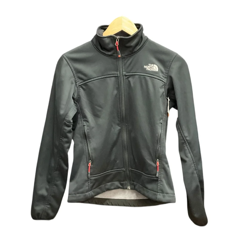 Athletic Jacket By The North Face In Black, Size: S Stylish Men's Neon