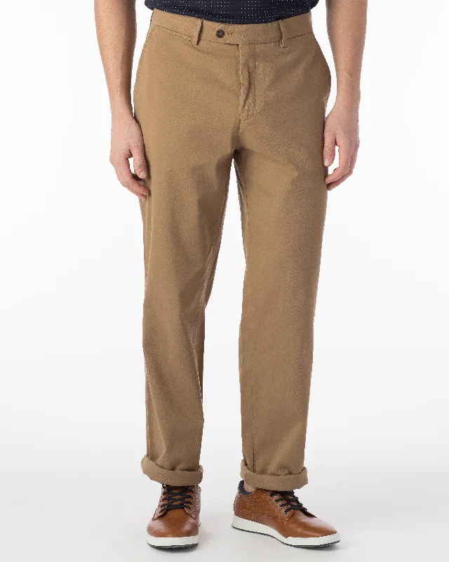 Ballin Pants - Mansfield - British Tan Polished Men's Satin