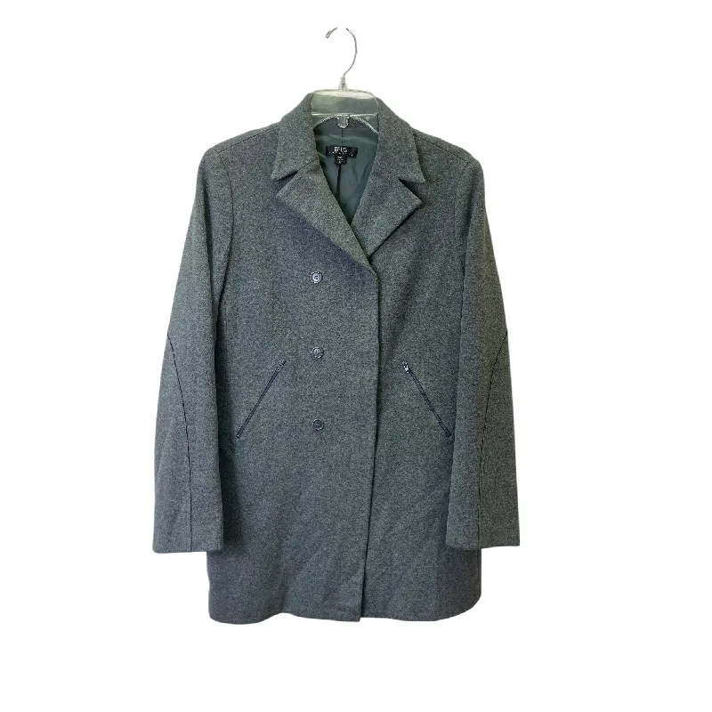 Coat Peacoat By Bcbgmaxazria In Grey, Size:S Dapper Men's 1920S