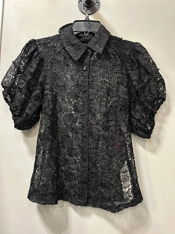 Top Short Sleeve By 7 For All Mankind In Black, Size: S Youthful Men's Anime