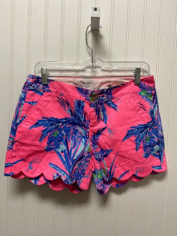 Pink Shorts Designer Lilly Pulitzer, Size 0 Unique Men's Upcycled