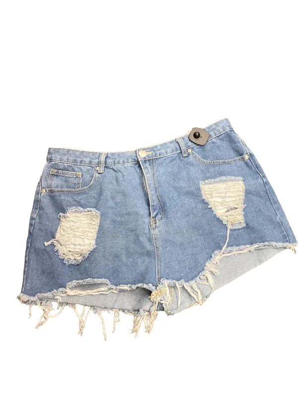 Blue Denim Shorts Boohoo Boutique, Size 14 Rugged Men's Outdoor 