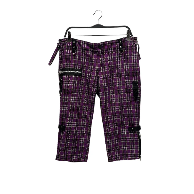 TRIPP NYC/Shorts/M/Cotton/PPL/Plaid/buckles Sleek Men's Contemporary 