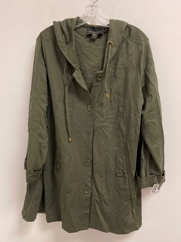 Jacket Other By Christian Siriano In Green, Size: 2x Sharp Men's Italian