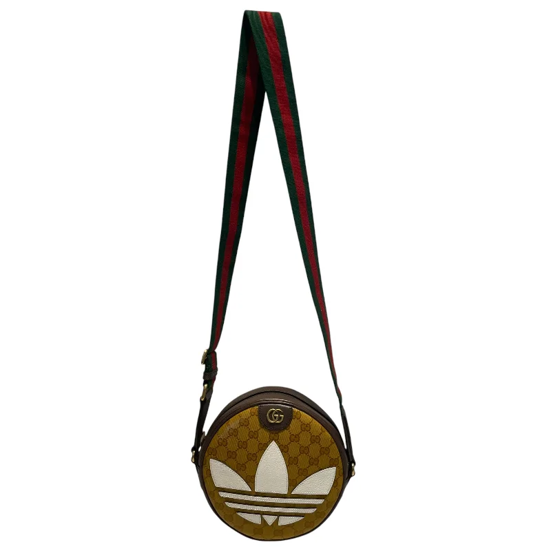 GUCCI/adidas/Cross Body Bag/Monogram/Leather/BRW/OPHIDIA PVC LEATHER Refined Men's Velvet