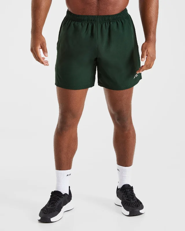 Core 5" Shorts - Forest Green Cozy Men's Winter