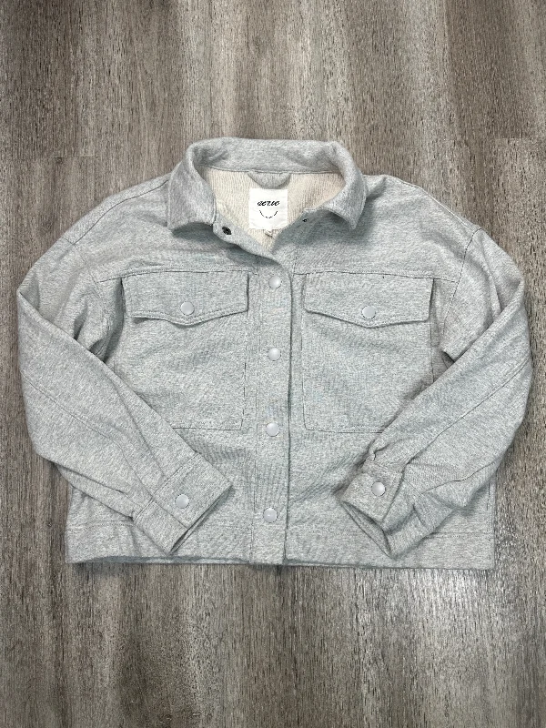 Jacket Shirt By Aerie In Grey, Size: M Cool Men's Skate