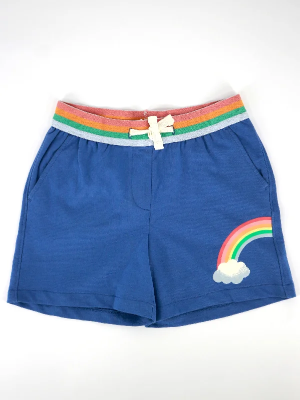 Kids Girl Graphic Printed Short,Blue Modern Men's Geometric