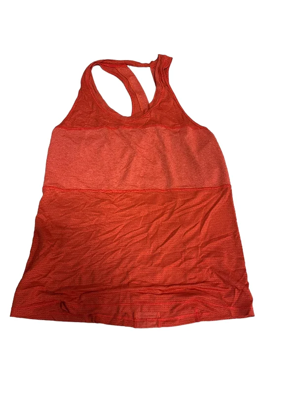 Red Athletic Tank Top Lululemon, Size S Lumberjack