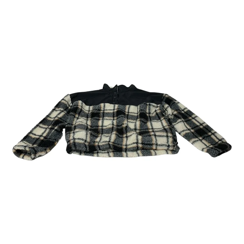 Jacket Faux Fur & Sherpa By Pink Rose In Plaid Pattern, Size: Xl Masculine Men's Thick