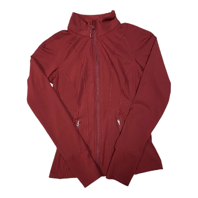 Athletic Jacket By Avia In Red, Size:Xs Sharp Men's Italian