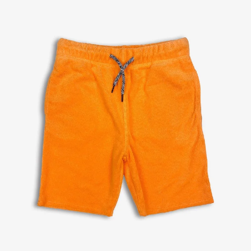 Camp Shorts | Tangerine Terry Stylish Men's Tropical 