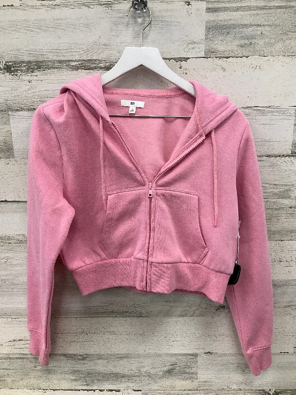 Athletic Jacket By Bp In Pink, Size: M Refined Men's Velvet
