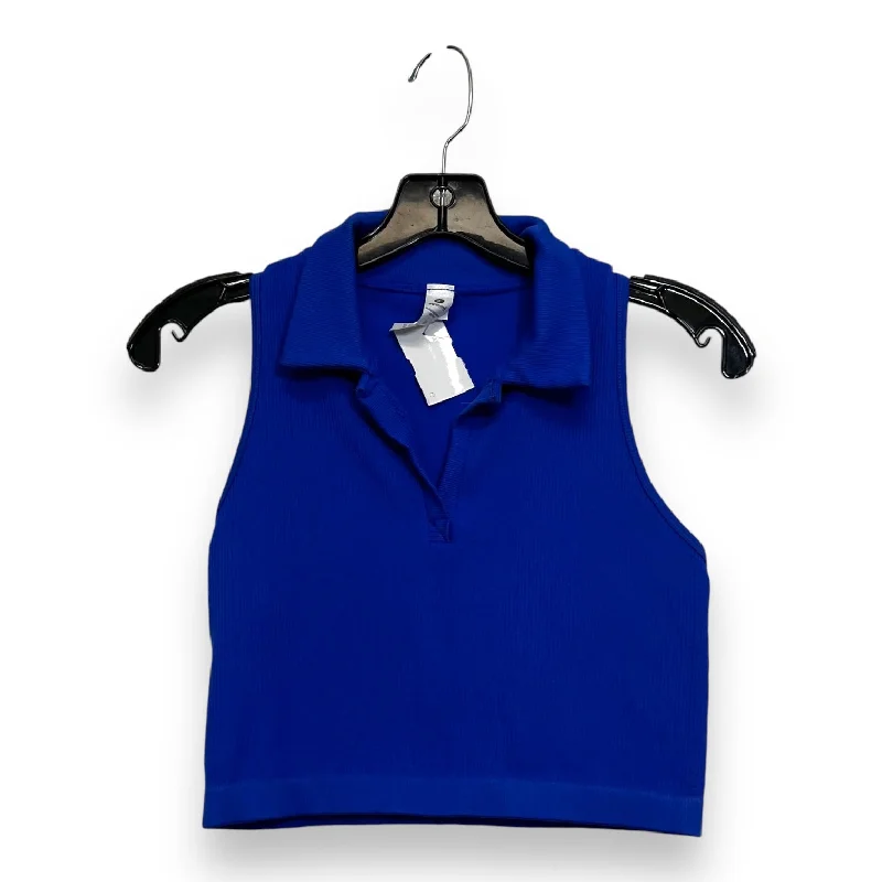 Athletic Tank Top By 90 Degrees By Reflex In Blue, Size: M Elegant Men's Formal 