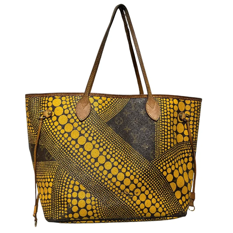 LOUIS VUITTON/Tote Bag/Polka dot/Leather/YEL/yayoi kusama waves Earthy Men's Hemp