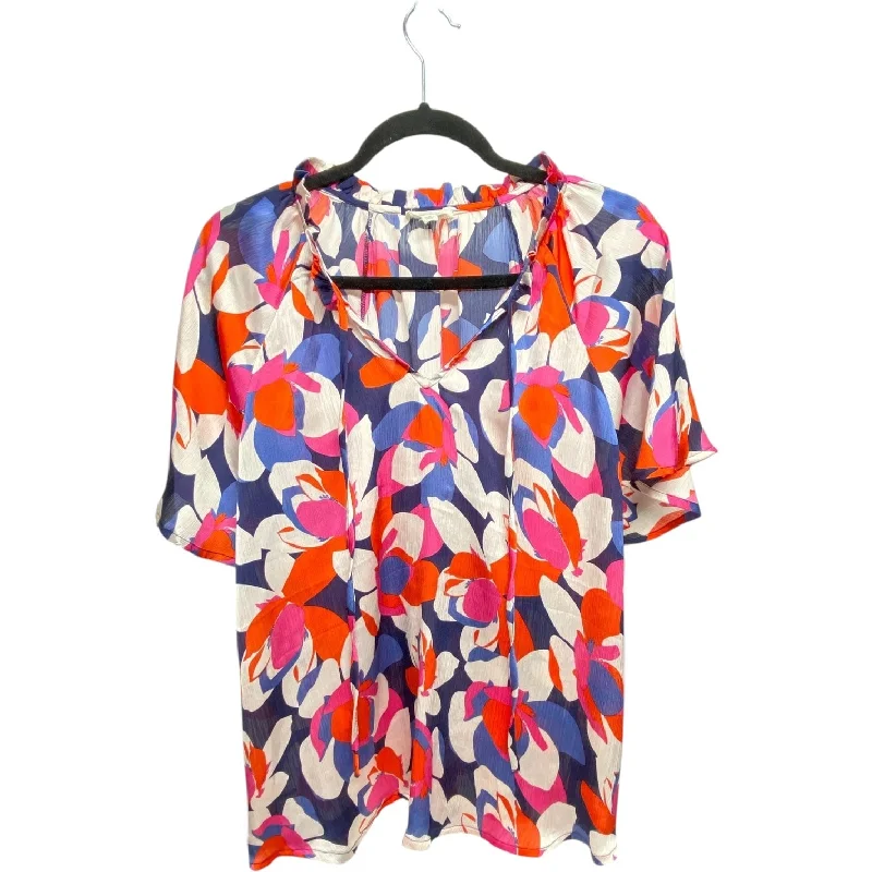 Top Short Sleeve By Ee Some In Multi-colored, Size: M Stylish Men's Neon