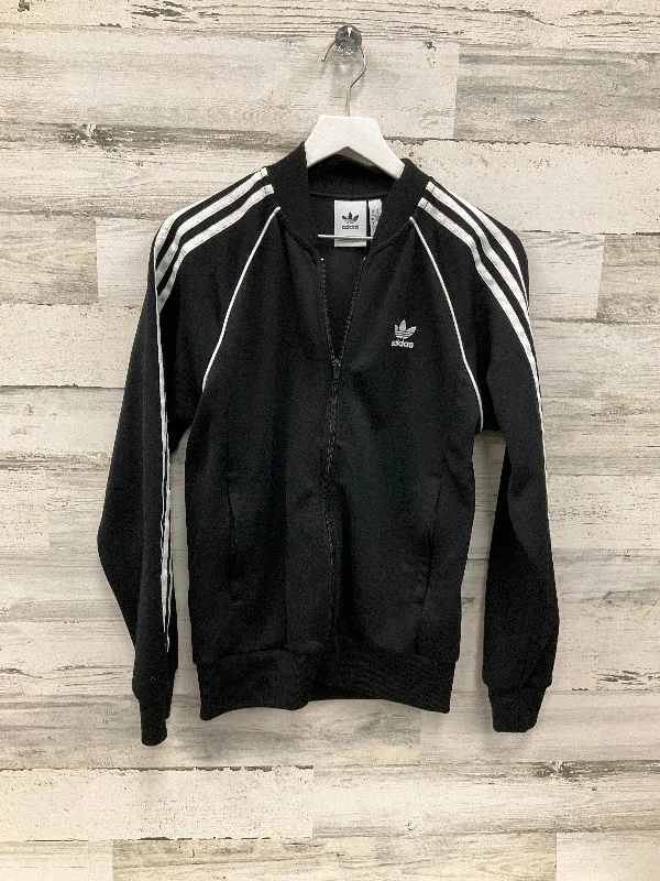 Athletic Jacket By Adidas In Black, Size: S Organic