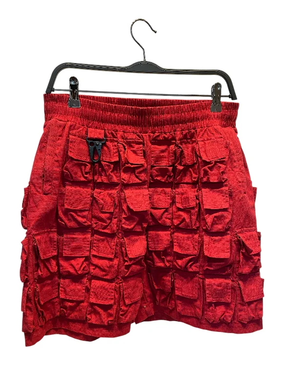 FLANEUR/Shorts/1/Cotton/RED/High-waisted/52 POCKET RED SHORTS Dapper Men's Bow