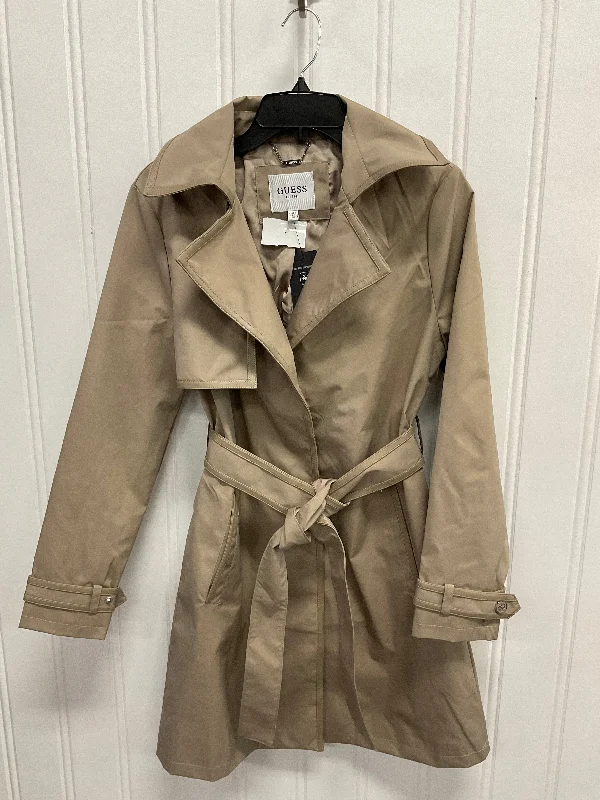Jacket Windbreaker By Guess In Tan, Size:M Modern Men's Tech